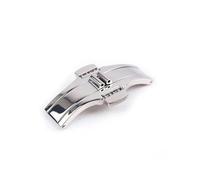 TVKSIPAR Correa De Reloj De Metal Con Hebilla, Cierre De Acero Inoxidable, Hebilla De Mariposa De Doble Presión Apta For Accesorios Fit For Tissot 1853 T035617 T035439(6 x 22)