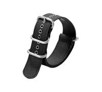 TVKSIPAR Correa De Reloj De Nailon De 18 Mm, 20 Mm Y 22 Mm, Pulsera De Tela Universal Apta For Omega, Compatible For Seiko, Correa De Lona, pulsera De Repuesto For Hombres Y Mujeres(Black,22mm)