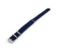 TVKSIPAR Correa de reloj de nailon de tela, correas con hebilla de acero, Correa deportiva de nailon tejido, 14mm, 16mm, 18mm, 20mm, 22mm, Correa deportiva Universal(Blue,14mm)