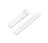 TVKSIPAR Correa De Reloj Deportiva De Buceo De 14mm Compatible Con For Casio LRW-200H, Repuesto De Goma For Reloj Inteligente, Accesorios De Correa For Mujer(White)