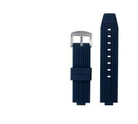 TVKSIPAR Correa De Silicona For Reloj For Tissot PRX T137.407/T137.410 Super Player, Con Extremo Convexo, Resistente Al Agua, De 12 Mm.(A-blue-silver)
