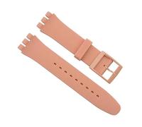 TVKSIPAR Correa De Silicona Resistente Al Agua For Reloj For Swatch, Pulsera De Goma Suave, Repuesto De Pulsera For Hombre Y Mujer, Accesorios De Correa De 16/17/19/20mm(Cosmetic,17mm)