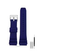 TVKSIPAR Correa Deportiva De Silicona For Hombre, Pulsera Deportiva De Silicona De 22mm, Compatible For CASIO Swordfish MDV106-1A MDV-107 MTP-VD01 MDV-106D Efr-303l(Blue Silver)