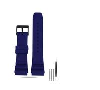 TVKSIPAR Correa Deportiva De Silicona For Hombre, Pulsera Deportiva De Silicona De 22mm, Compatible For CASIO Swordfish MDV106-1A MDV-107 MTP-VD01 MDV-106D Efr-303l(Blue black)