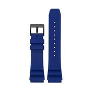 TVKSIPAR Correa For Reloj Fit For Casio Swordfish, MTH-3050 MDV-106 MTP1374 MTP1375, Pulsera De Goma De Silicona Suave E Impermeable, 20mm Y 22mm(Blue-black,22mm)