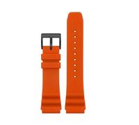 TVKSIPAR Correa For Reloj Fit For Casio Swordfish, MTH-3050 MDV-106 MTP1374 MTP1375, Pulsera De Goma De Silicona Suave E Impermeable, 20mm Y 22mm(Orange-black,22mm)