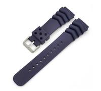 TVKSIPAR Correa Universal for reloj de buceo, apta for Seiko de 18mm, 20mm y 22mm, correa deportiva resistente al agua de goma de silicona, accesorios for reloj for hombre, azul y verde(Blue,20mm)