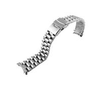 TVKSIPAR Correas De Metal De Acero De Buceo De 22 Mm Aptas For Casio Fit For Duro MDV107 MDV106 Pulseras De Reloj Pulsera Reemplazo De Correa De Reloj De Acero Inoxidable(B Style)