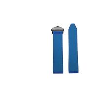 TVKSIPAR Fit For TAG Fit For Heuer Fit For Monaco Speed Series Pulsera CBL2184/2183 Correa De Reloj De Silicona De Goma Suave For Hombres De 22 Mm Correa De Reloj Con Hebilla Plegable(Blue-black)