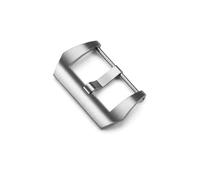 TVKSIPAR Hebilla De Acero Inoxidable 316L Apta For Panerai Apta For PAM Hebilla De Pasador Mate Y Pulida 22 Mm 24 Mm 26 Mm Accesorios De Cierre De Correa De Reloj De Metal(Silver-Matte,20MM_NO LOGO)