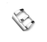 TVKSIPAR Hebilla De Acero Inoxidable 316L Apta For Panerai Apta For PAM Hebilla De Pasador Mate Y Pulida 22 Mm 24 Mm 26 Mm Accesorios De Cierre De Correa De Reloj De Metal(Silver-Polished,22MM_NO LOGO