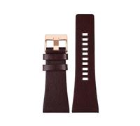 TVKSIPAR Reloj Grande For Hombre Con Ajuste For Desai Dz7396dz1206dz1399dz1405 Pulsera De Cuero 22/24/26/28/30/32mm Accesorios De Reloj(Brown RG,28mm)