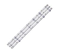 TVKSIPAR Tira de LED (3) Apto for LG 32LH500D 32PFT5300 32PFT5500 32PFH4309 32PHT4319 32PFH4100/88 LB-F3528-GJX320307-H LB32066 LB32067