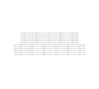 TVKSIPAR Tira De LED Compatible For Philips 65PUS6504/12 65PUS6554/12 65PUS6754 65PUS7304/12 65PUS7354/12 LB65065 V1_00 LB65065 V0_00 996592000939
