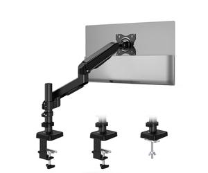 TVON Brazo para Monitor de Escritorio con Muelle de Gas, Altura Ajustable Soporte Monitor, 17-32 Pulgadas, Sostiene hasta 9 kg, Inclinación Giro Rotación, VESA 75/100 mm