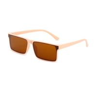 TVTBBVV Gafas de sol con montura negra para hombre y mujer, estilo cuadrado/rectangular, ligeras, con protección UV, ideales para viajes al aire libre, conducir, la playa y uso diario (8)