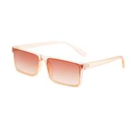 TVTBBVV Gafas de sol con montura negra para hombre y mujer, estilo cuadrado/rectangular, ligeras, con protección UV, ideales para viajes al aire libre, conducir, la playa y uso diario (6 unidades).