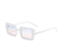 TVTBBVV Gafas de sol cuadradas clásicas para hombre y mujer, montura negra, gafas de moda modernas, gafas de sol ligeras para uso diario al aire libre (8)