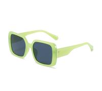 TVTBBVV Gafas de sol cuadradas clásicas para hombre y mujer, montura negra, gafas de moda modernas, gafas de sol ligeras para uso diario al aire libre (3)