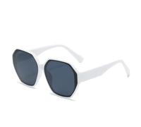 TVTBBVV Gafas de sol cuadradas extragrandes para hombre y mujer, montura negra, gafas de moda modernas, gafas de sol ligeras para uso diario al aire libre (7)