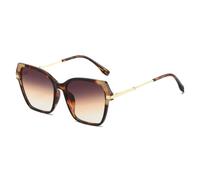TVTBBVV Gafas de sol extragrandes para mujer, que adelgazan el rostro y son resistentes al viento y a los rayos UV (gris té)