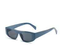 TVTBBVV Gafas de sol rectangulares retro para mujer y hombre, montura gruesa estilo vintage, estilo años 90, Y2K, gafas cuadradas de moda para exteriores, viajes y conducción (2)