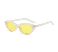 TVTBBVV Gafas de sol retro estilo ojo de gato para mujer, montura pequeña vintage, gafas de moda con protección UV para fiestas y conducción, C5, talla única.