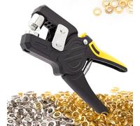 Tvvcalk Remachadora remachadorar 10mm, 1000 ojal Tela y Metal, alicates de bloqueo profesionales, mayor presión y fuerza magnética