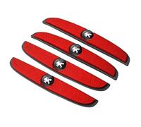 TVVXIO 4 Pcs Protector Puertas Coche, para Peugeot 5008 II 2017-2022 2023 2024 2025 Protector Puerta Coche, Protector de Borde para Puertas,B Red