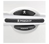 TVVXIO 8 Piezas Protector de manija de Puerta de Coche, para Peugeot Rifter 2018-2024 2025 Protección Anti-arañazos para manija de Puerta de Coche,A