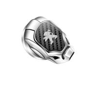 TVVXIO Cubierta del Botón De Arranque del Coche, para Peugeot 5008 II 2017-2024 Cubierta del Interruptor de Encendido, Botón de Arranque del Coche,B