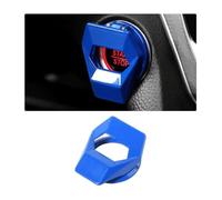TVVXIO Cubierta del Botón De Arranque del Coche, para VW T-ROC 2018-2023 2024 Cubierta del Interruptor de Encendido, Botón de Arranque del Coche,D Blue
