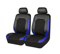 TVVXIO Cubiertas de Asiento Delantero del Coche para Dacia Sandero Stepway 2015-2019 2020 2021 2022 2023 2024, Piel Sintético Funda de Asiento para Coche Impermeable Protector,D Blue