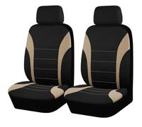 TVVXIO Fundas para Asientos de Coche, para Dacia Sandero Stepway 3.Gen 2.Gen 2014 2015 2016 2017 2018 2019 2020-2025 Cómodo Impermeable Juegos De Cubreasientos Juegos De Cubreasientos,C Beige