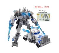 (TW-1022A con arma) Nuevo 16,5 CM Cool Dark Transformation Movie 5 Robot Toys SS49 Anime Truck Model Car Action