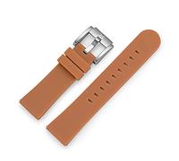 TW Steel Marc Coblen - Correa de silicona para reloj (22 mm, cierre de acero), marrón, Correa