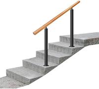 TWALOTPEX Asidero para Escalera Exterior Barandilla de Escalera Interior con Soporte Antideslizante for escaleras Interiores y Exteriores. Se Vende por Separado, no como un Conjunto.(White 40x850mm)