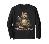 T'was The Ale M'Lord Funny Drunk Frog Beer Weird Medieval Manga Larga