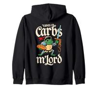 'TWAS The Carbs M'Lord Funny Frog Meme Medieval Knigh Sudadera con Capucha