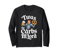 'TWAS The Carbs M'Lord Funny German Food Beer Pretzel Manga Larga