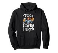 'TWAS The Carbs M'Lord Funny German Food Beer Pretzel Sudadera con Capucha
