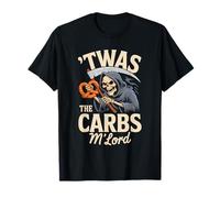 'TWAS The Carbs M'Lord Funny Reaper Pretzel Camiseta
