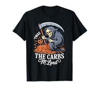 'TWAS The Carbs M'Lord Funny Reaper Pretzel Camiseta