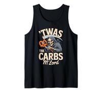 'TWAS The Carbs M'Lord Funny Reaper Pretzel Camiseta sin Mangas