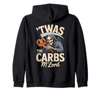 'TWAS The Carbs M'Lord Funny Reaper Pretzel Sudadera con Capucha