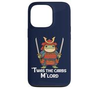 TWAS The Carbs M'Lord Funny Samurai Frog Japanese Warrior Carcasa para iPhone 13 Pro