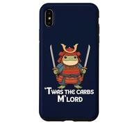TWAS The Carbs M'Lord Funny Samurai Frog Japanese Warrior Carcasa para iPhone XS MAX