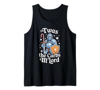 'TWAS The Carbs M'Lord Funny Thanksgiving Knight Cockies Camiseta sin Mangas