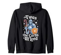 'TWAS The Carbs M'Lord Funny Thanksgiving Knight Cockies Sudadera con Capucha