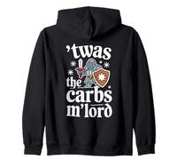 'TWAS The Carbs M'Lord Funny Thanksgiving Knight Cockies Sudadera con Capucha